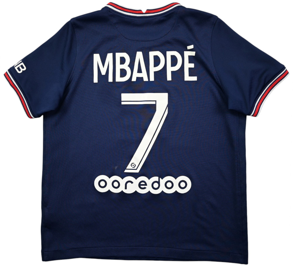 2021-22 PARIS SAINT-GERMAIN *MBAPPE* SHIRT XS. BOYS