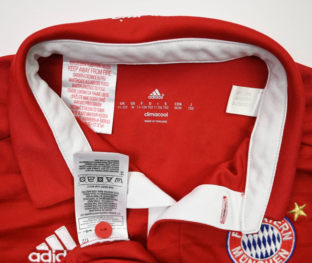 2016-17 BAYERN MUNCHEN *HUMMELS* SHIRT M. BOYS