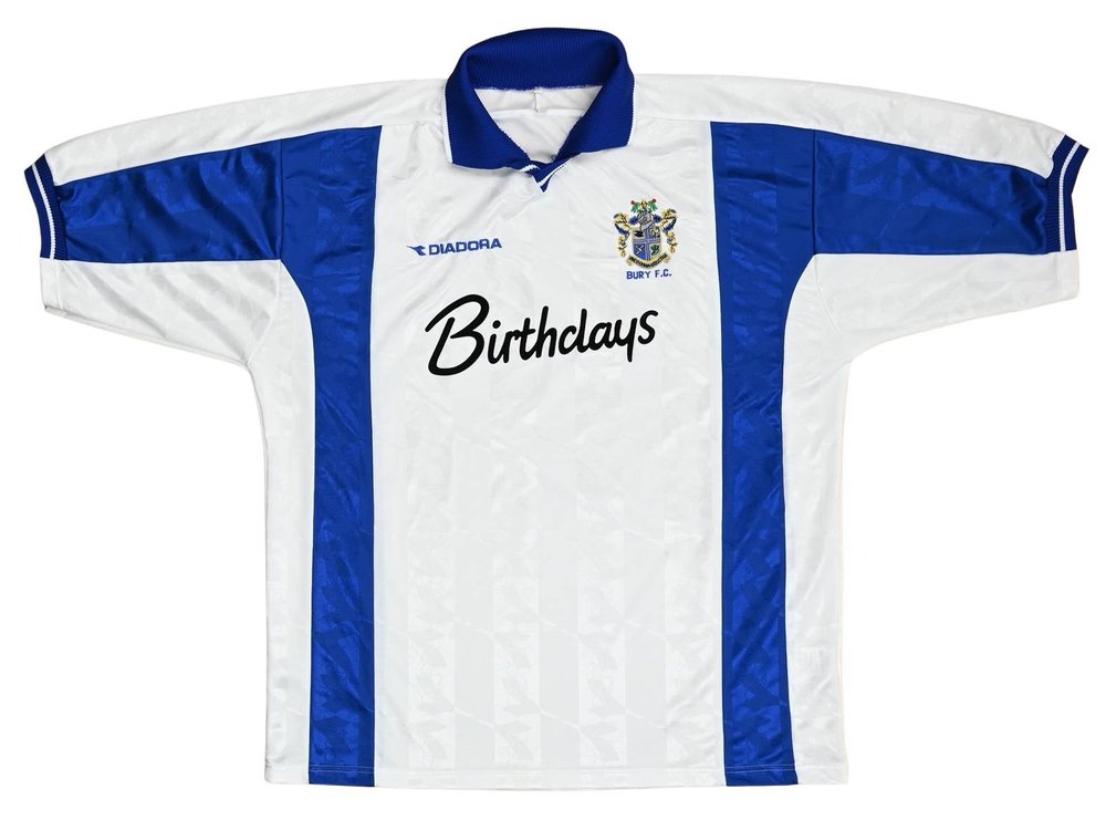 1999-01 BURY FC SHIRT XL