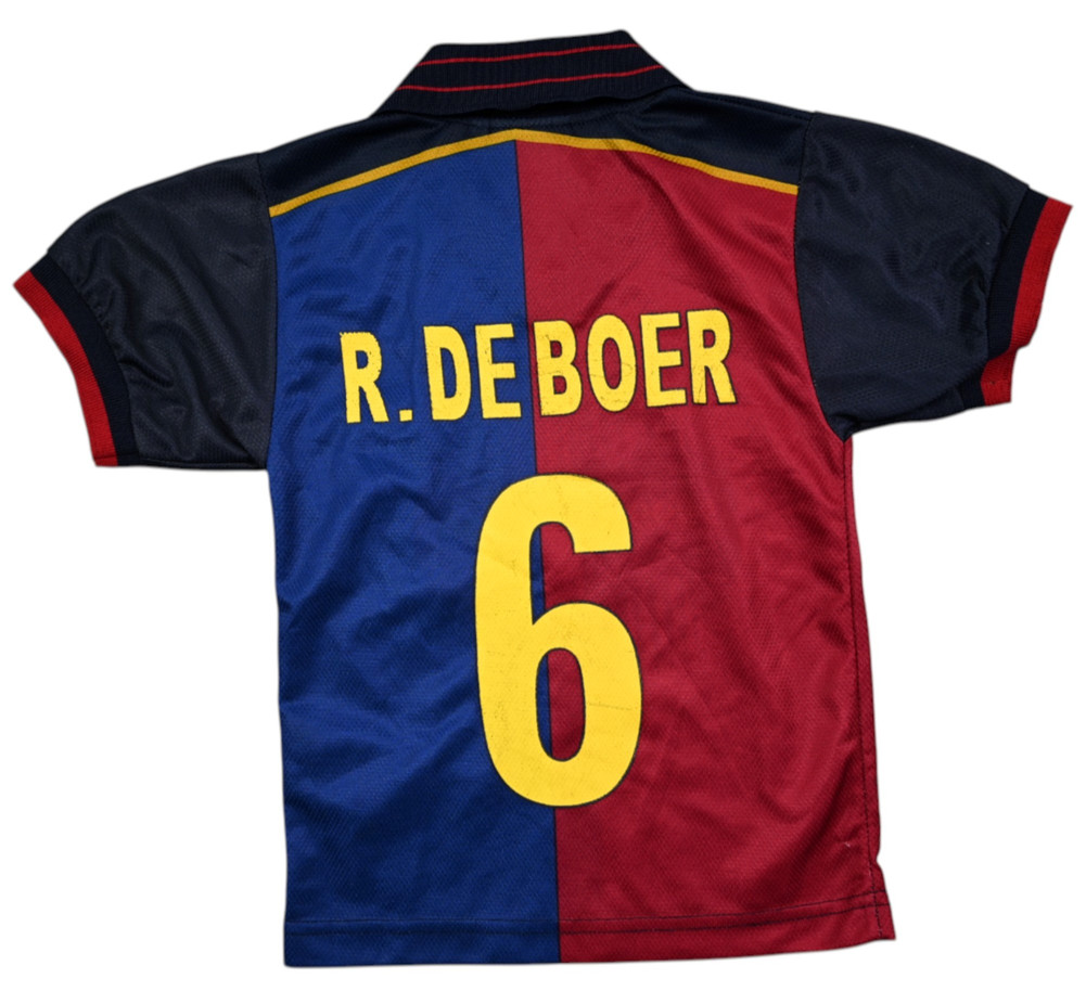 1999-00 BARCELONA *R. DE BOER* KOSZULKA XS. BOYS