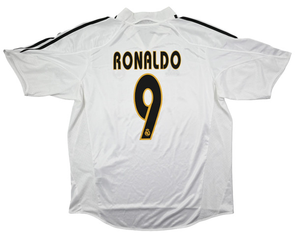 2004-05 REAL MADRID *RONALDO* SHIRT XL