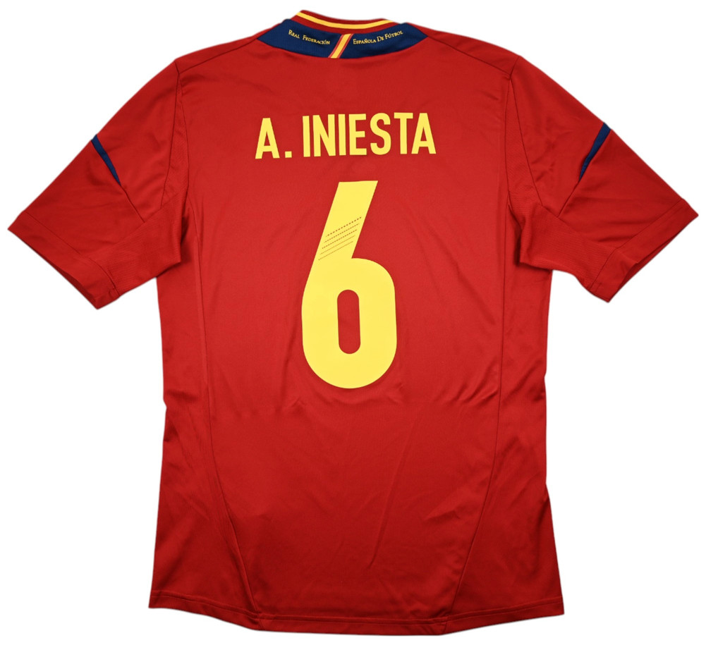 2011-12 SPAIN *A. INIESTA* KOSZULKA M