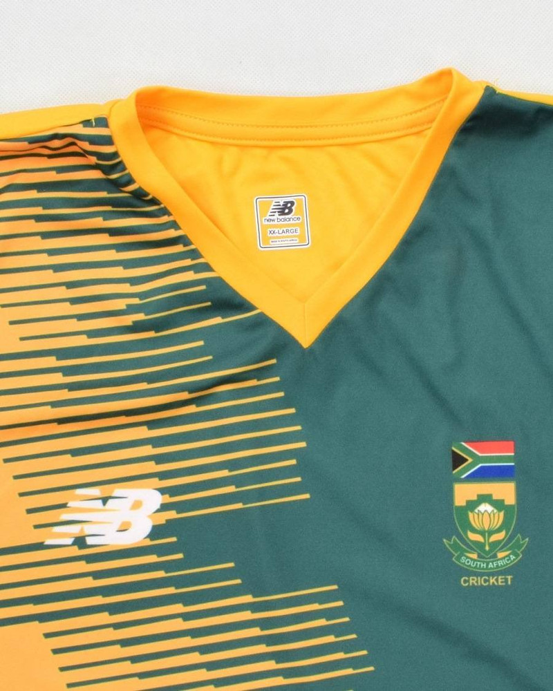 SOUTH AFRICA CRICKET NEW BALANCE SHIRT XXL