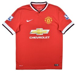 2014-15 MANCHESTER UNITED *SHAW* SHIRT M