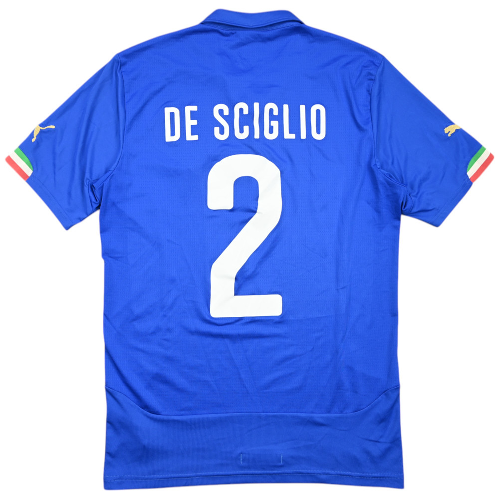 2014-15 ITALY *DE SCIGLIO* SHIRT M
