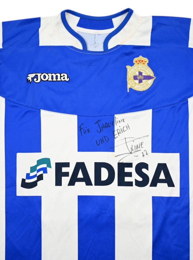 2003-04 DEPORTIVO LA CORUNA *JAIME* KOSZULKA XL