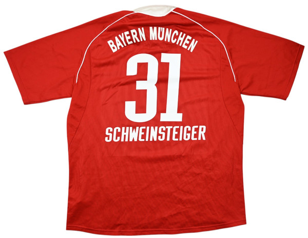 2005-06 BAYERN MUNCHEN *SCHWEINSTEIGER* SHIRT XL
