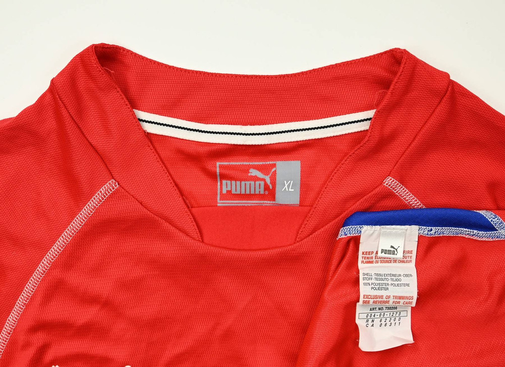 2002 CZECH REPUBLIC #11 MATCH WORN KOSZULKA XL