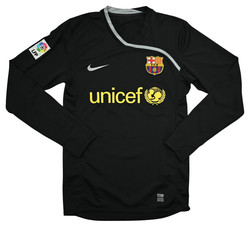 2008-09 FC BARCELONA GK LONGSLEEVE SHIRT M