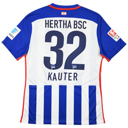 2015-16 HERTHA BERLIN *KAUTER* PLAYER ISSUE SHIRT L