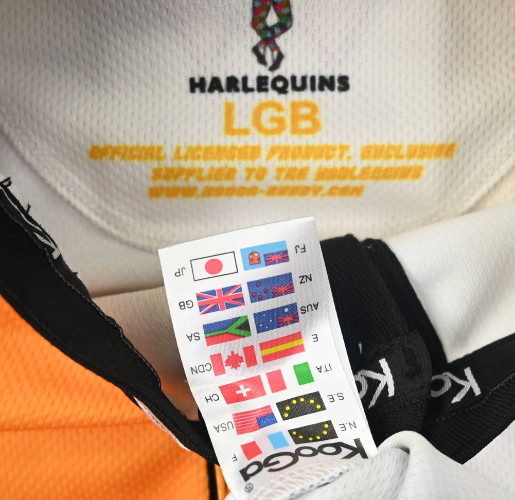 HARLEQUINS RUGBY SHIRT L.BOYS
