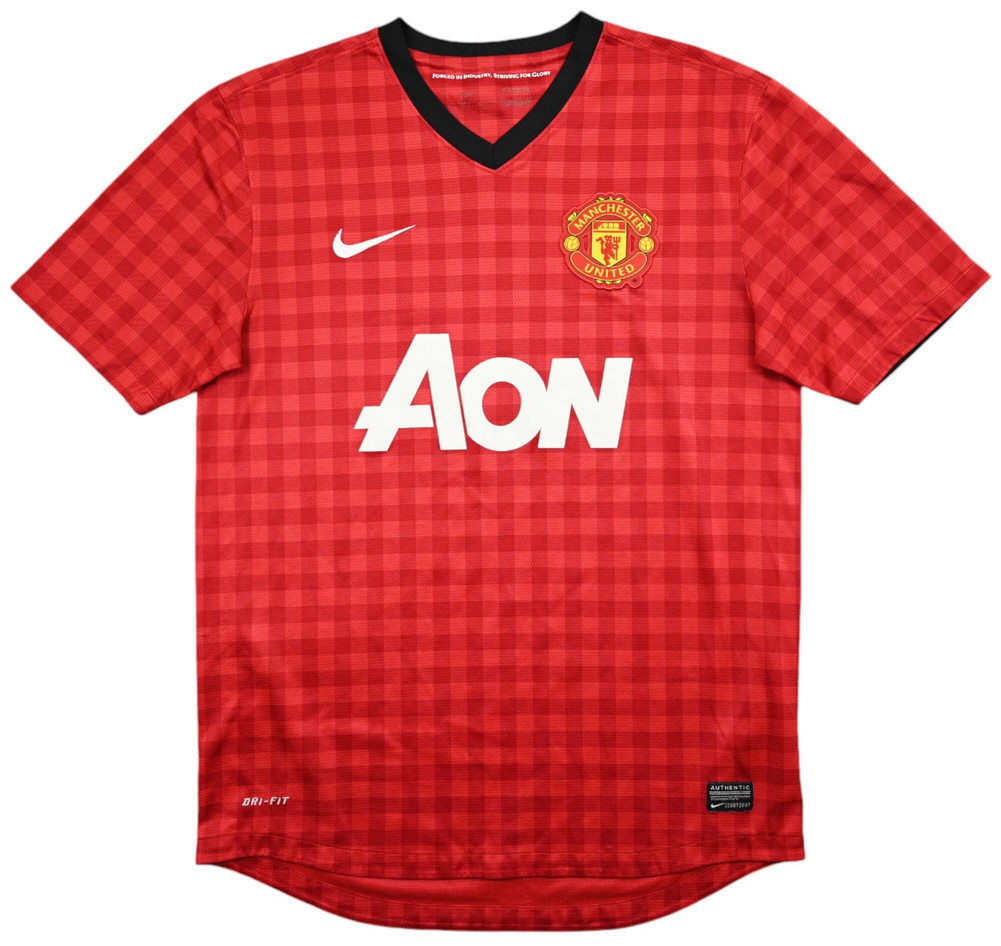 2012-13 MANCHESTER UNITED *SCHOLES* SHIRT M