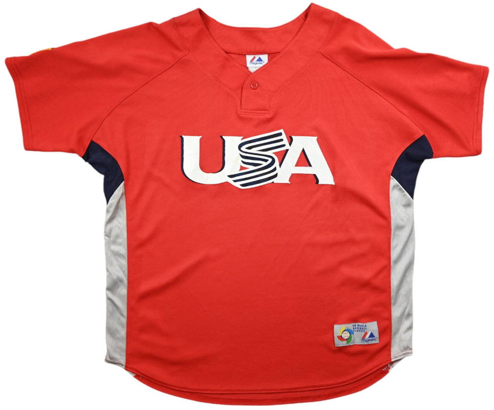USA BASEBALL MAJESTIC KOSZULKA 3XL