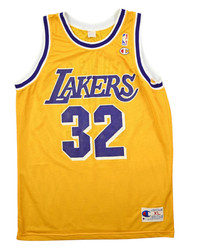 LOS ANGELES LAKERS *JOHNSON* NBA SHIRT XL