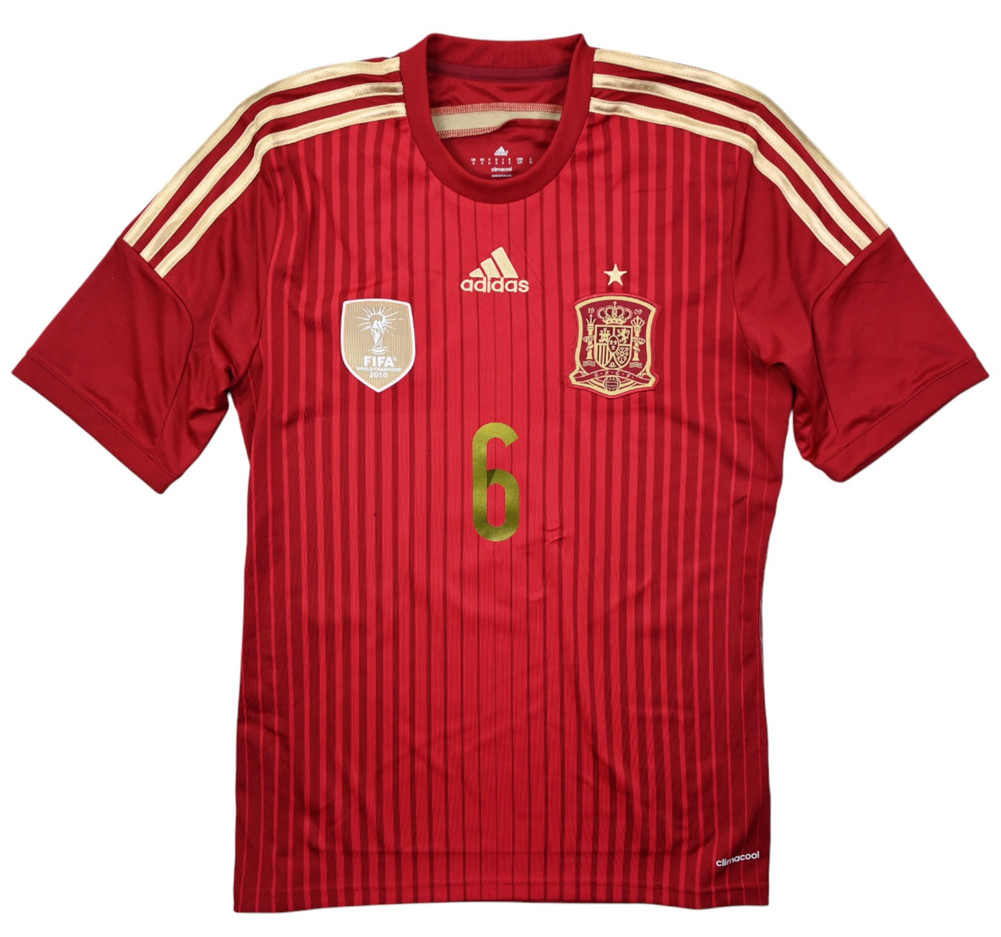 2013-15 SPAIN *A. INIESTA* SHIRT S