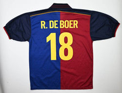 1999-00 FC BARCELONA *R. DE BOER* SHIRT L