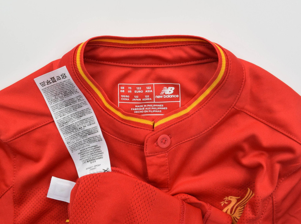 2016-17 LIVERPOOL KOSZULKA  S. BOYS