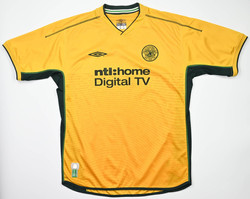 2002-03 CELTIC GLASGOW *MORAVCIK* SHIRT L