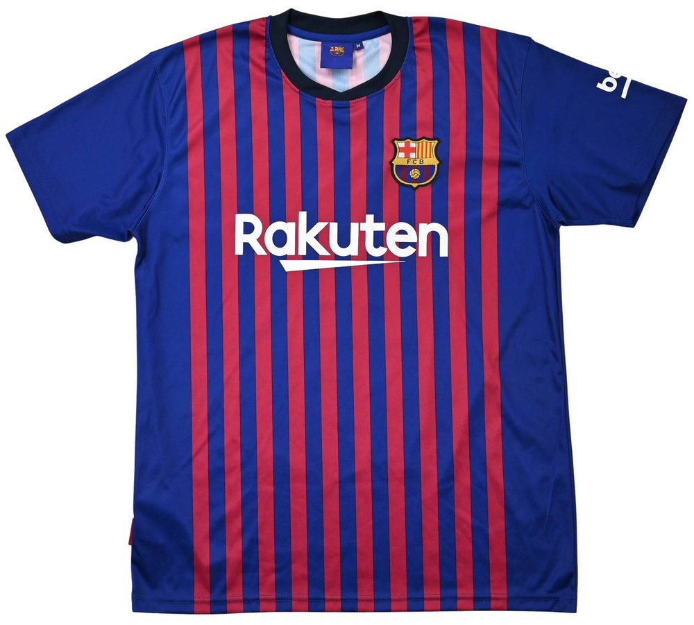 2018-19 FC BARCELONA *RAKITI�* SHIRT M