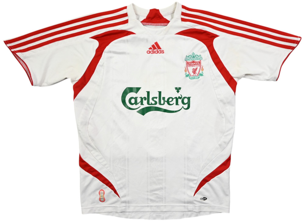 2007-08 LIVERPOOL *BENTEKE* KOSZULKA L. BOYS