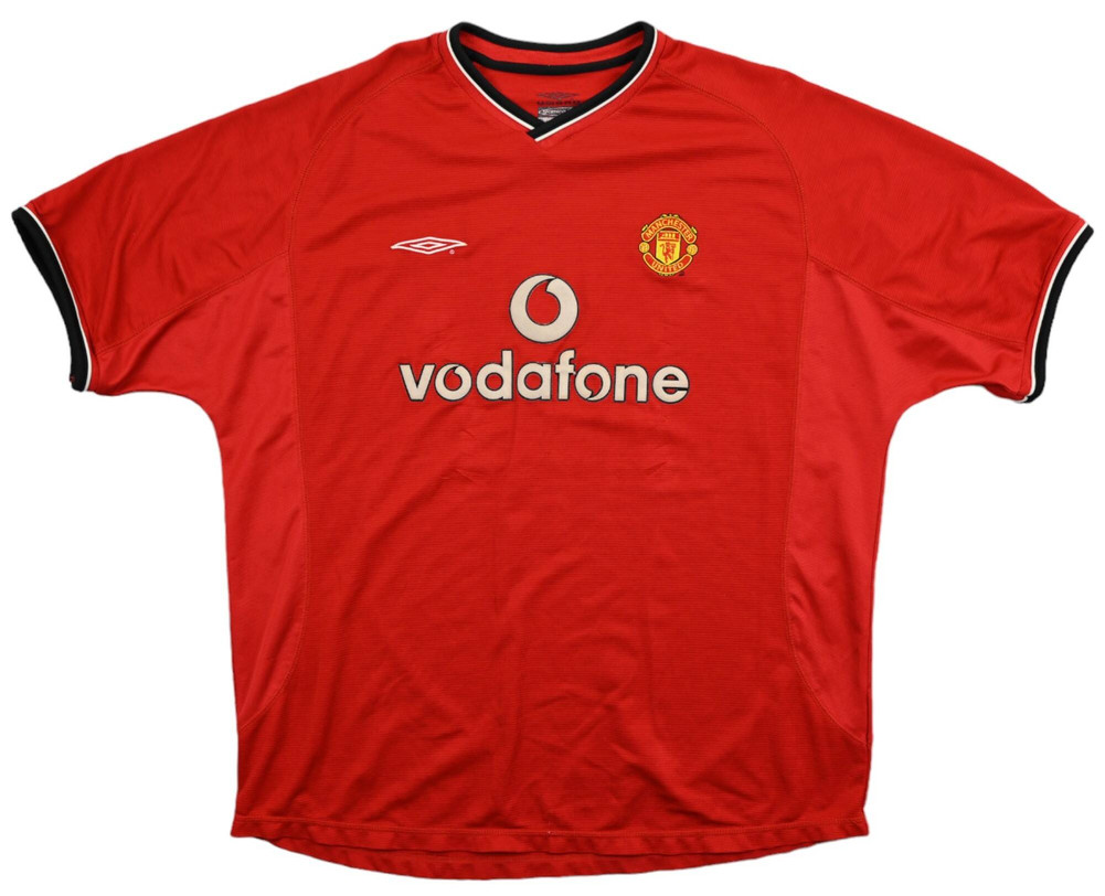 2000-02 MANCHESTER UNITED *BECKHAM* SHIRT XXL