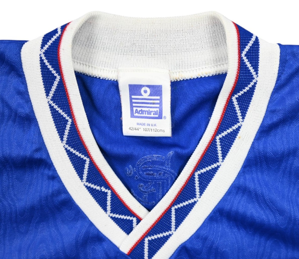 1990-92 GLASGOW RANGERS SHIRT L