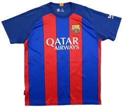 2016-17 FC BARCELONA *MESSI* SHIRT M