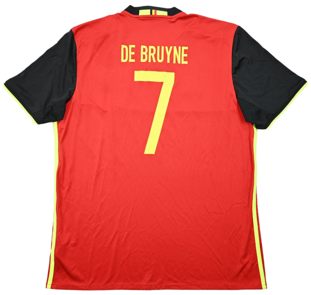 2016-17 BELGIUM *DE BRUYNE* SHIRT L