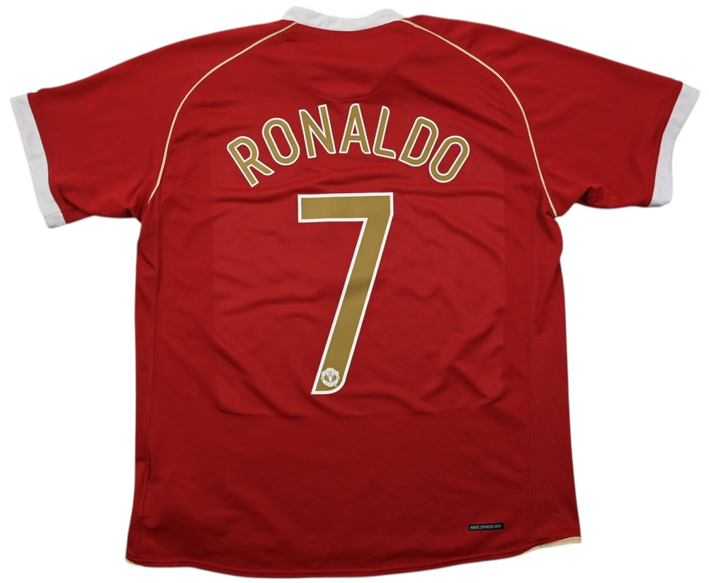2006-07 MANCHESTER UNITED *RONALDO* SHIRT XL