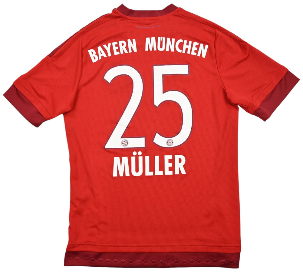 2015-16 BAYERN MUNCHEN *MULLER* SHIRT XL. BOYS