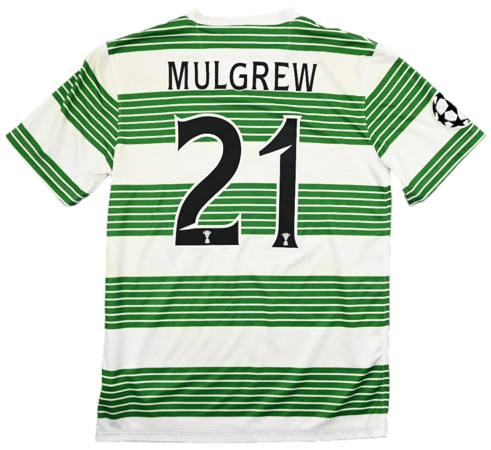 2013-15 CELTIC GLASGOW *MULGREW* SHIRT M
