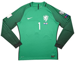 2016 NETHERLANDS *CILLESSEN* MATCH ISSUE VS FRANCE GOALKEEPER LONGSLEEVE SHIRT XL