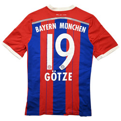 2014-15 BAYERN MUNCHEN *GOTZE* SHIRT XL. BOYS