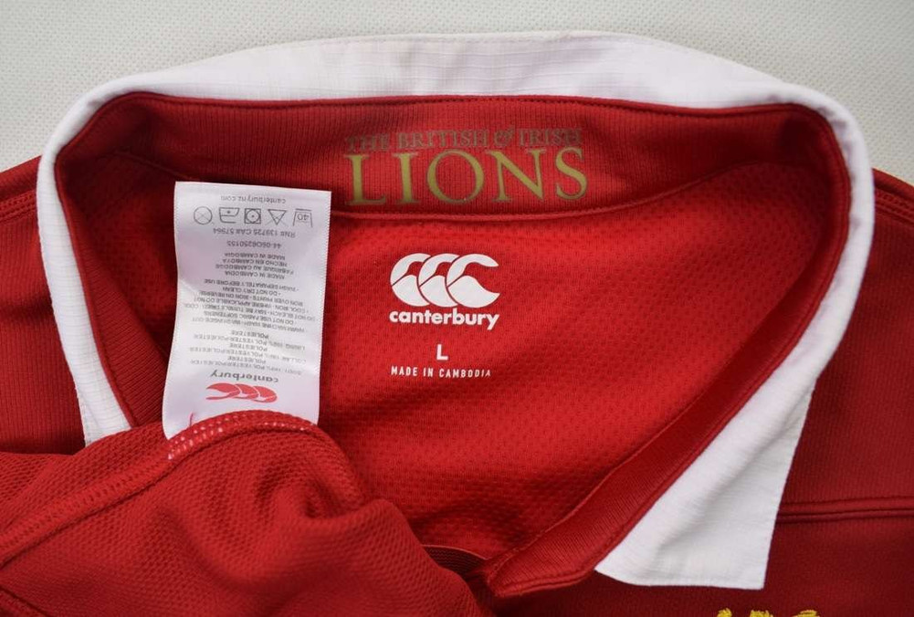 BRITISH AND IRISH LIONS RUGBY ADIDAS SHIRT L