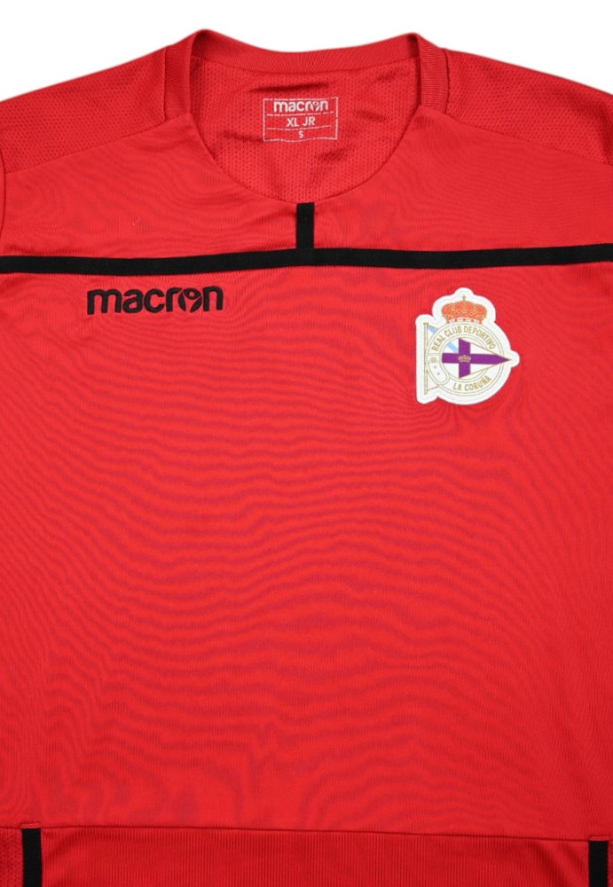2018-19 DEPORTIVO DE LA CORUNA SHIRT XL. BOYS/S