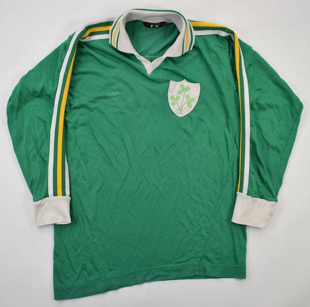 1978-83 IRELAND LONGSLEEVE MATCH ISSUE SHIRT S