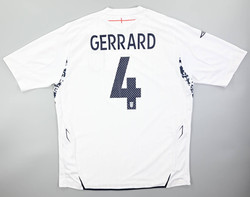 2007-09 ENGLAND *GERRARD* SHIRT XL