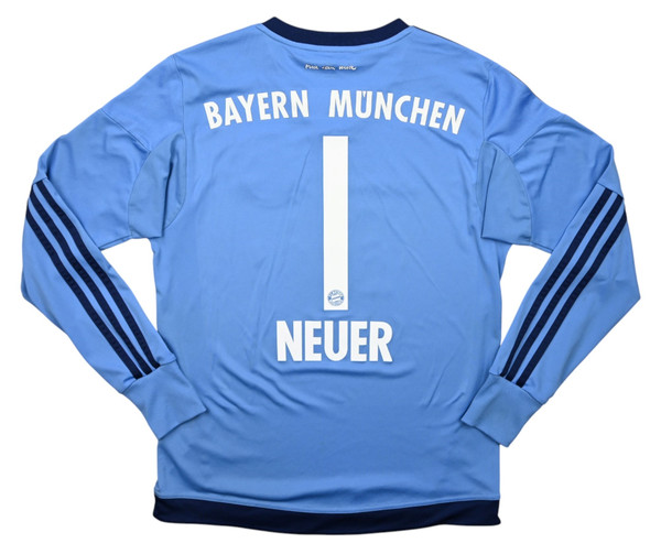 2015-16 BAYERN MUNCHEN *NEUER* LONGSLEEVE SHIRT XL. BOYS