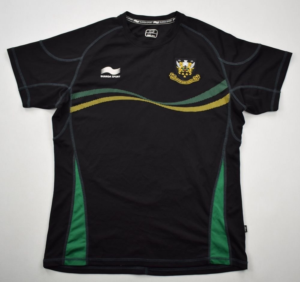 NORTHAMPTON RUGBY BURRDA SPORT SHIRT L