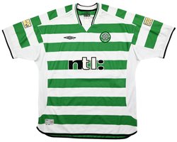 2001-03 CELTIC *VALGAEREN* SHIRT 2XL