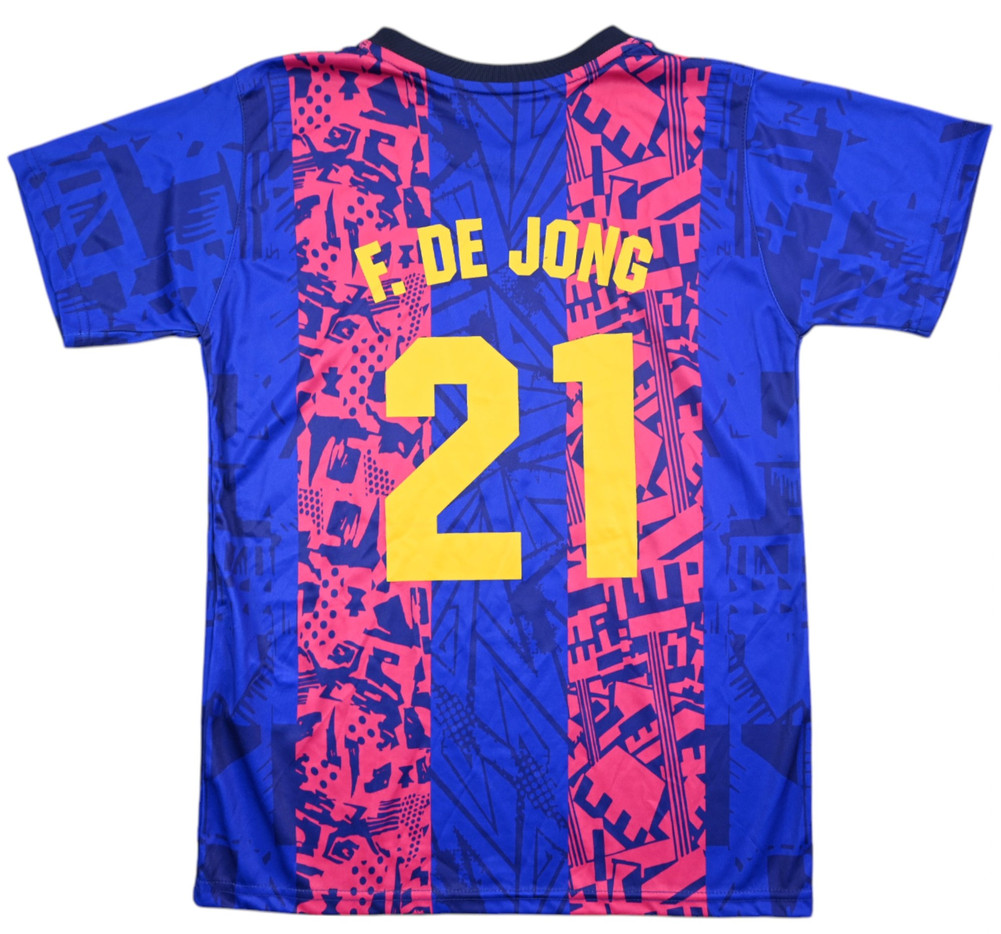 2021-22 FC BARCELONA *F. DE JONG* SHIRT M. BOYS