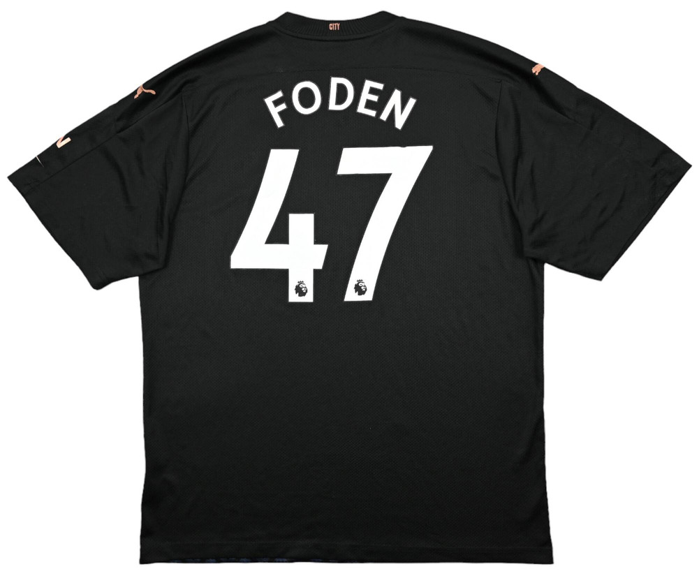2020-21 MANCHESTER CITY *FODEN* SHIRT L