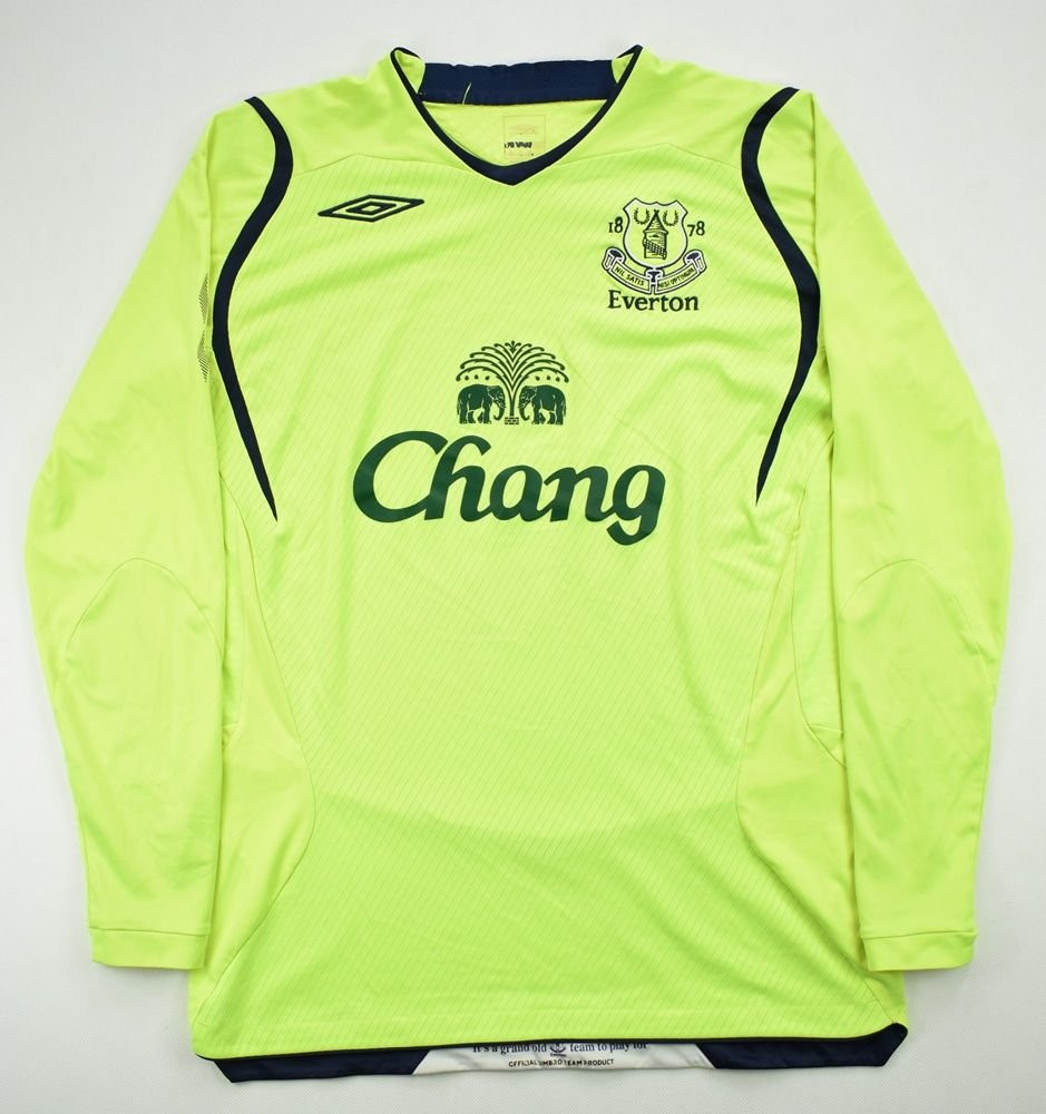 2008-09 EVERTON *JAGIELKA* LONGSLEEVE SHIRT M