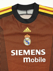 2003-04 REAL MADRID GOALKEEPER SHIRT M. BOYS