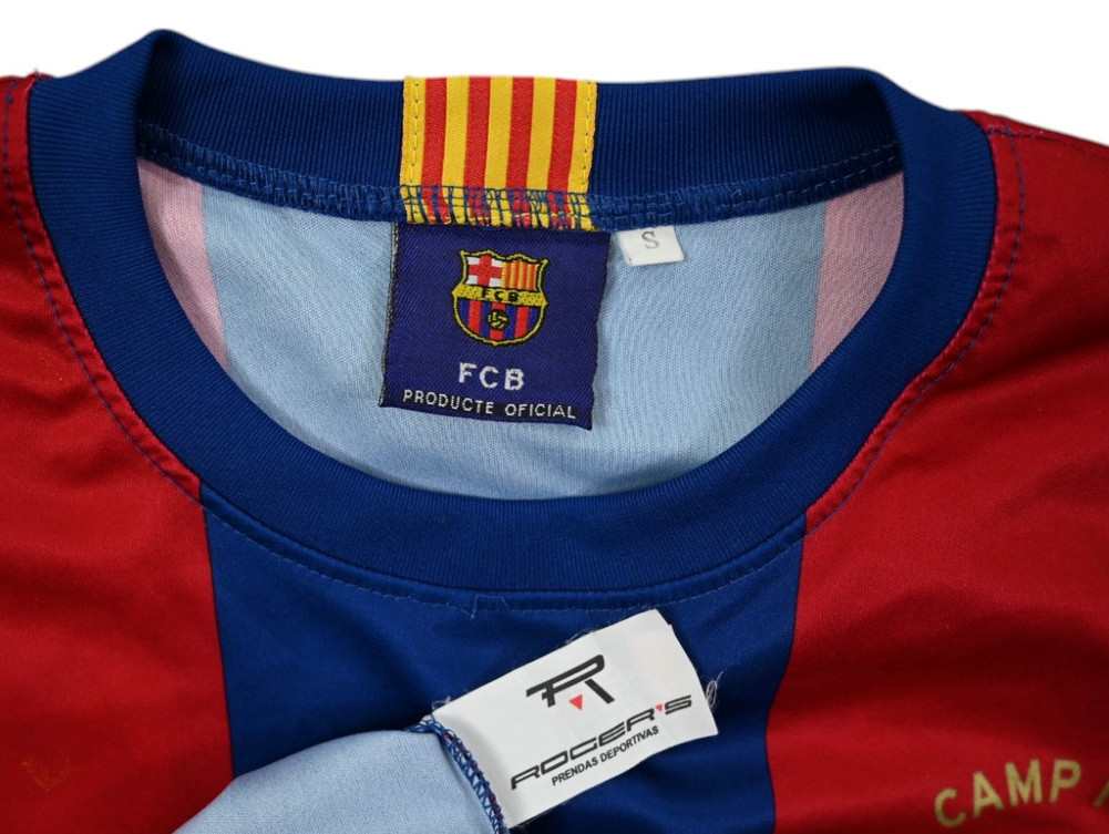 2007-08 BARCELONA *RONALDINHO* SHIRT S