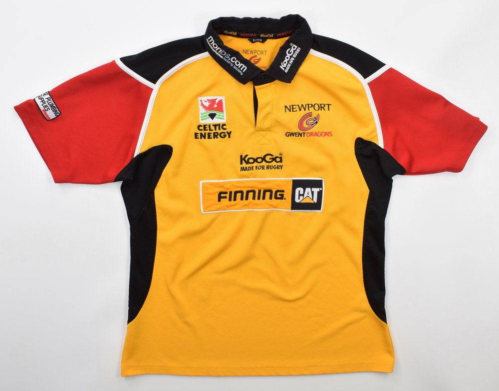 NEWPORT GWENT DRAGONS RUGBY CANTERBURY SHIRT XL