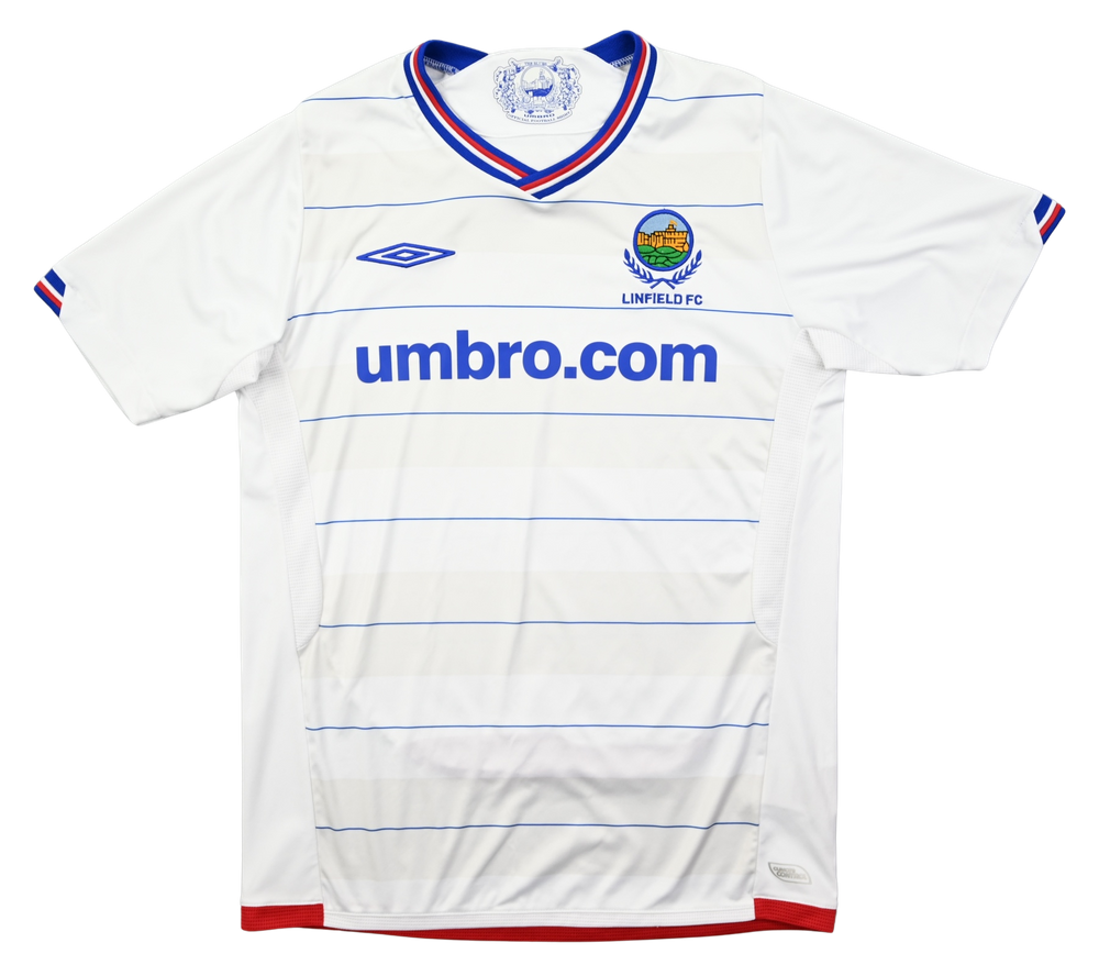 2009-10 LINFIELD FC SHIRT S