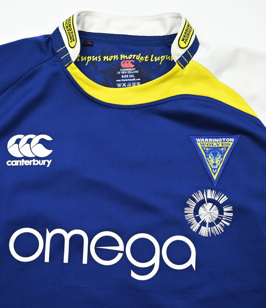 WARRINGTON WOLVES RUGBY SHIRT 2XL
