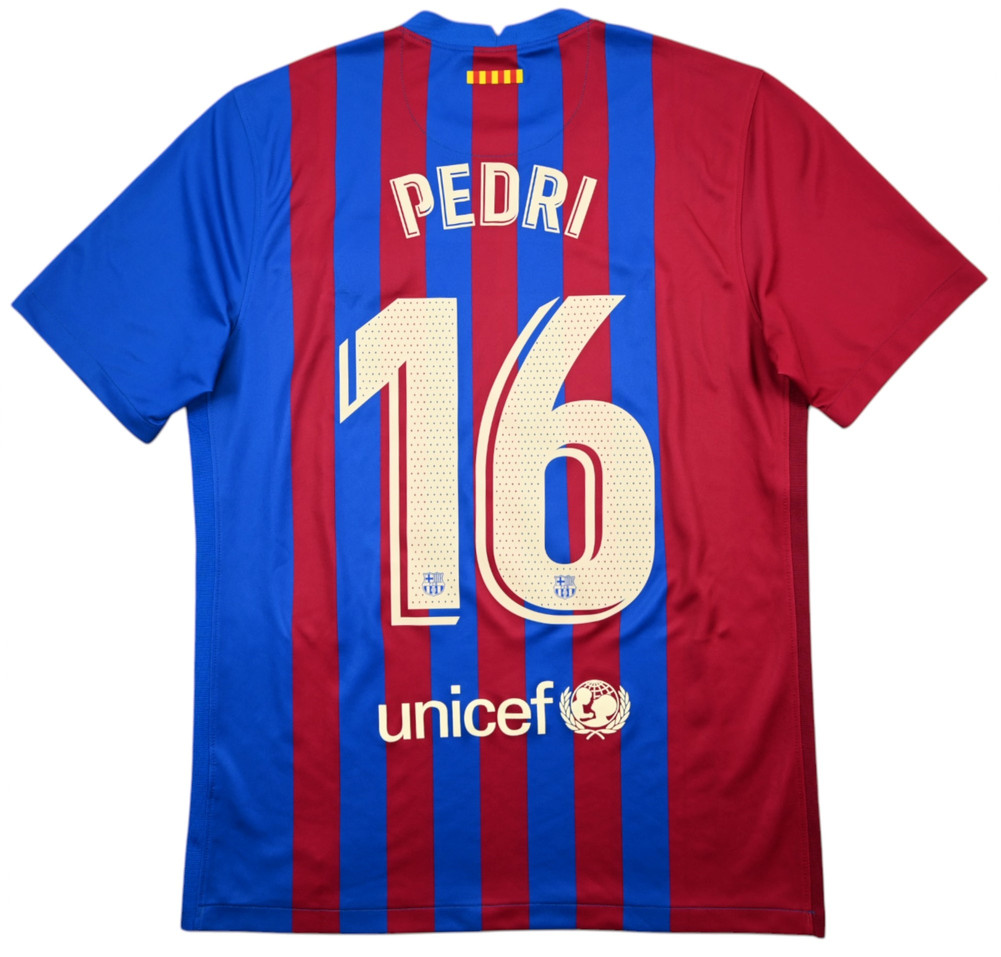 2021-22 BARCELONA *PEDRI* SHIRT M