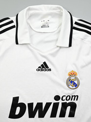 2008-09 REAL MADRID SHIRT L